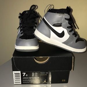 Toddler Nike Jordan 1 Retro High BT sneakers
